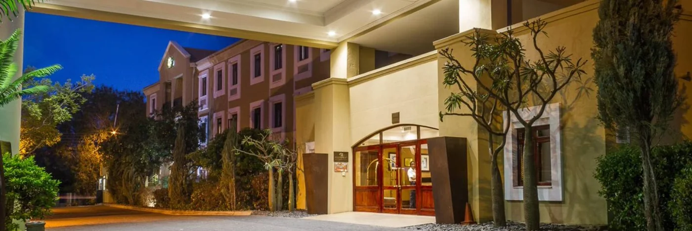 Entrance to Peermont Mondior Hotel in Gaborone.